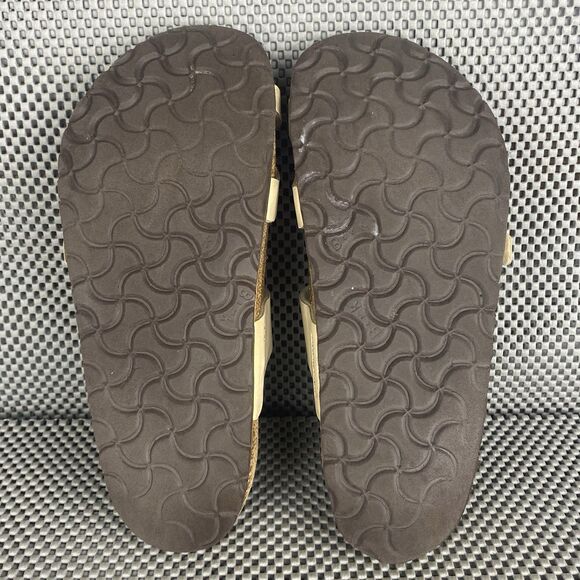 Birkenstock Mayari Adult Sandals 37 L6 M4 Cream Leather Buckle Made In Germany - Picture 13 of 13